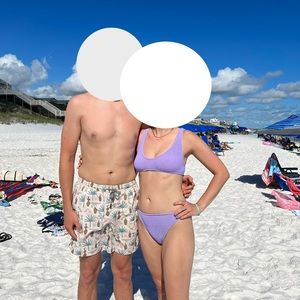 You Swim, Eva Standard Waist Two Piece in Aster